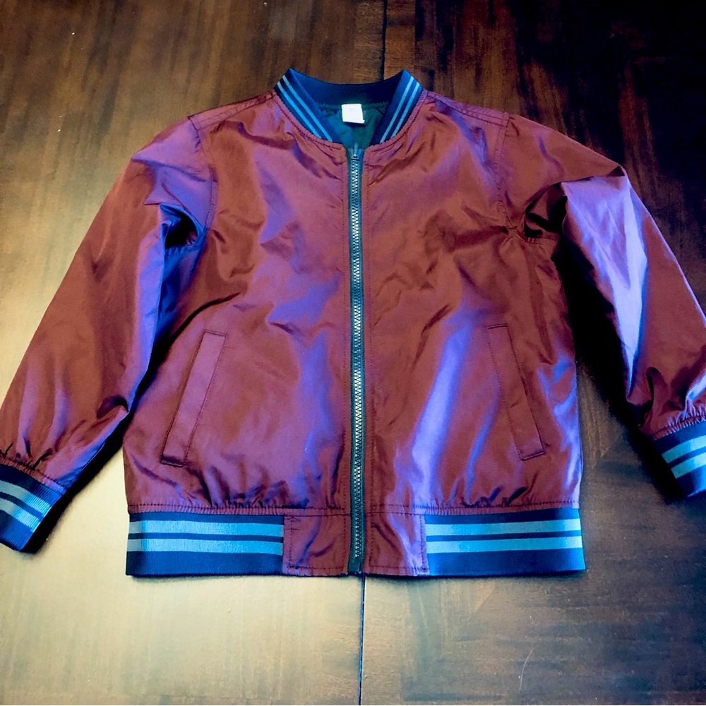 Boys reversible jacket size 6-7 old navy windbreaker